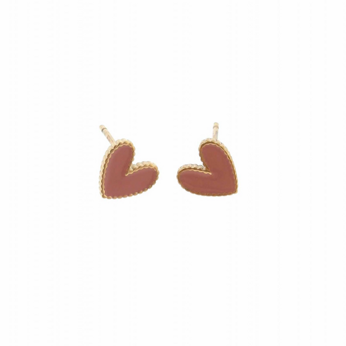Boucles Amour - Vieux rose