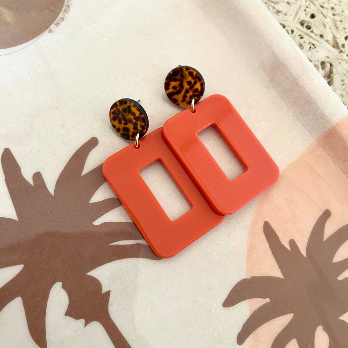 Boucles Garance - Oranges