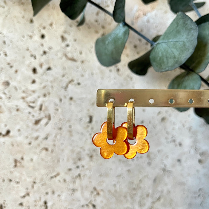 Boucles Amélia - Oranges