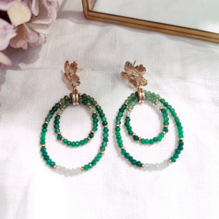 Boucles Solène - Vertes