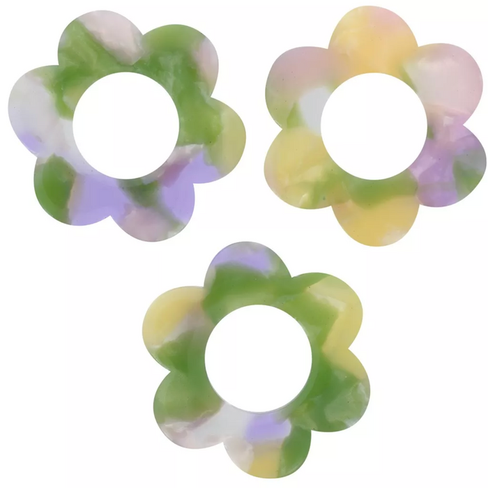 Boucles Paula - Vert/Violet