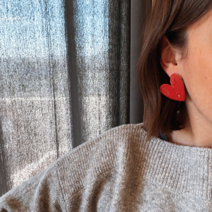 Boucles Anita - Rouges