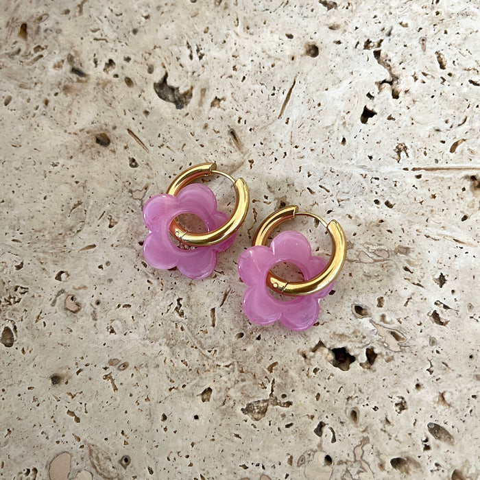 Boucles Daphnée - Prunes