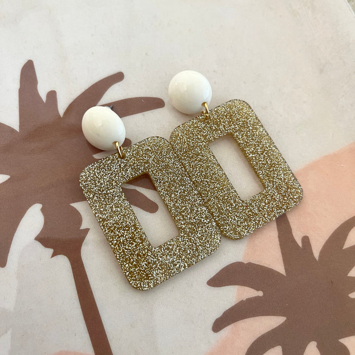 Boucles Garance - Doré/écru