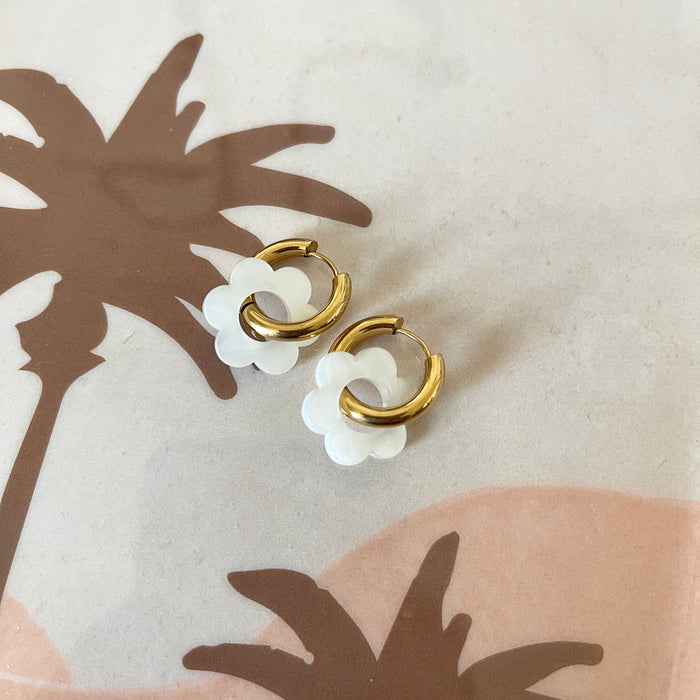 Boucles Paula - Blanches