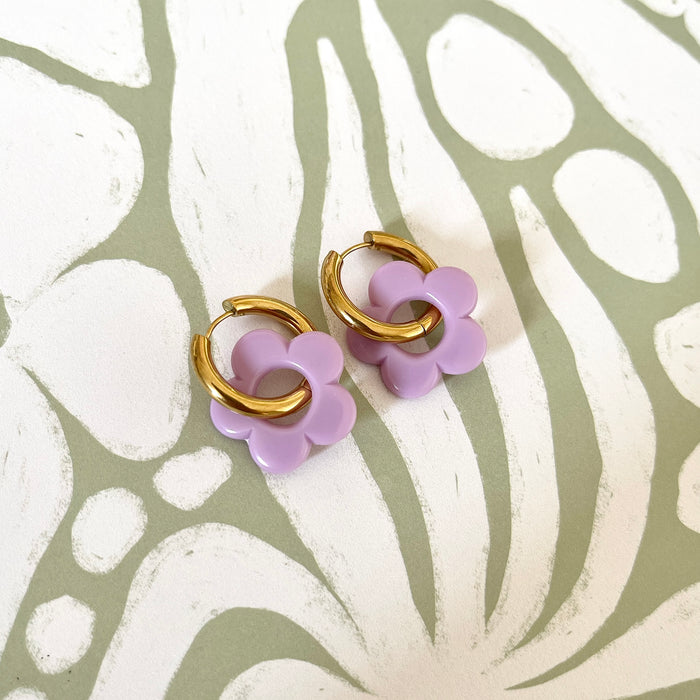 Boucles Daphnée - Lilas