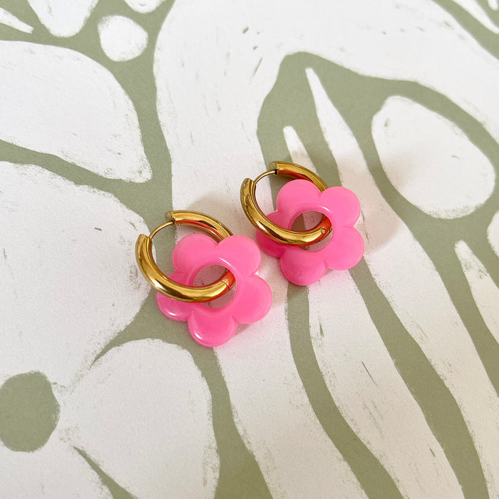 Boucles Daphnée - Roses