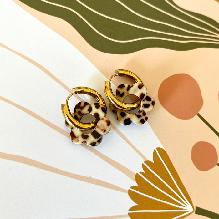 Boucles Paula - Tachetées