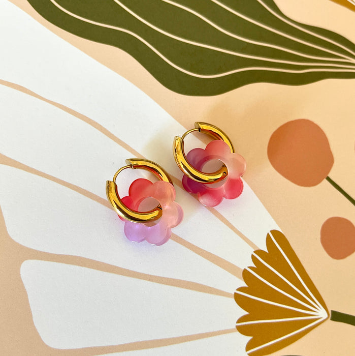 Boucles Paula - Pivoine