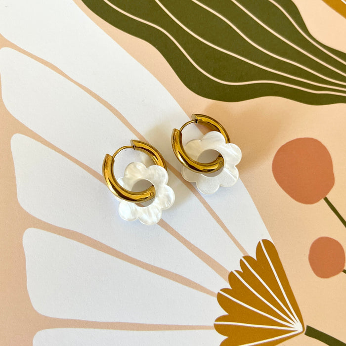 Boucles Paula - Blanches