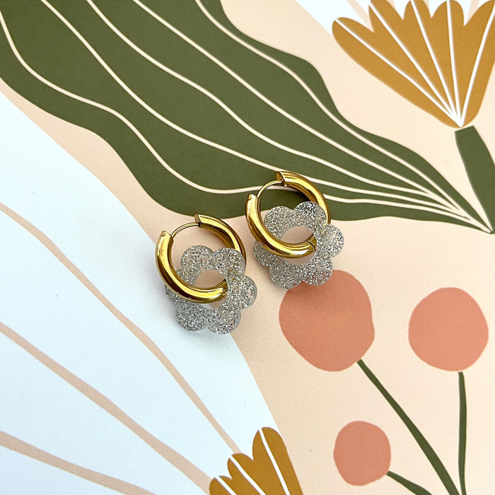 Boucles Paula - Argentées