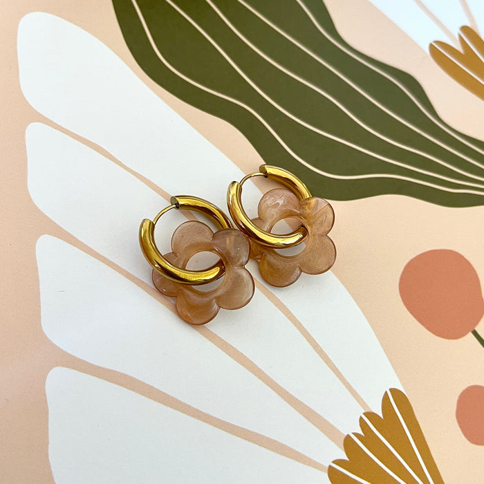 Boucles Daphnée - Nougat glacé