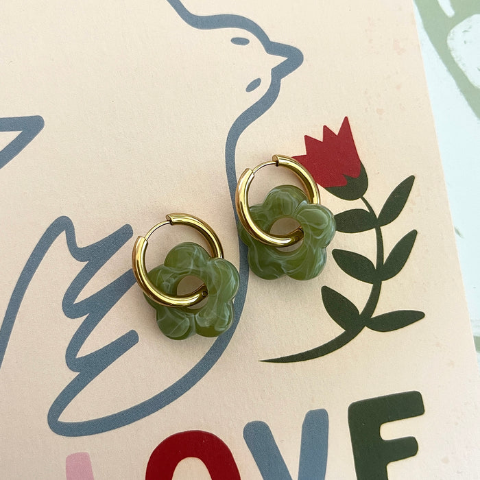 Boucles Flora - Olive