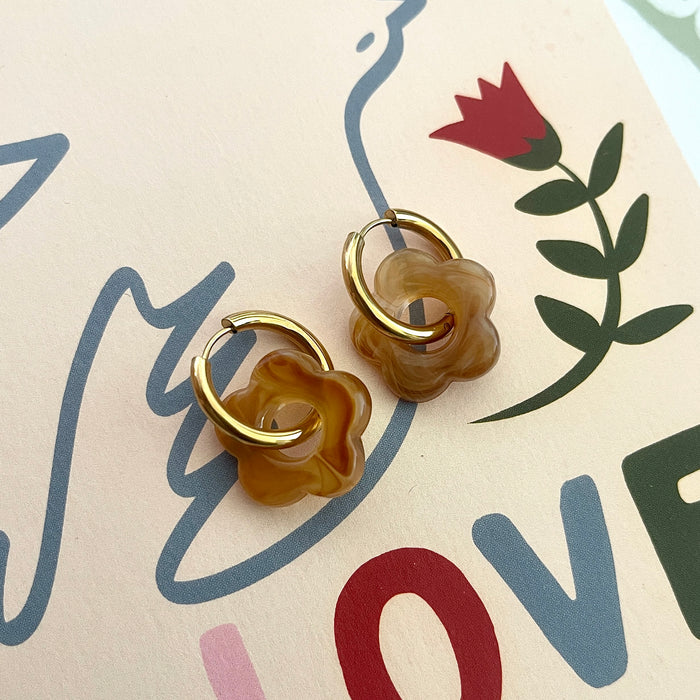Boucles Flora - Marron