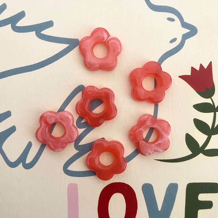 Boucles Flora - Corail