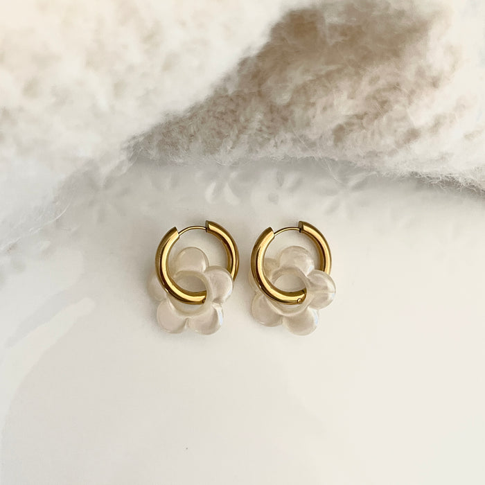 Boucles Daphnée - 30 coloris au choix