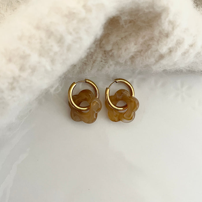 Boucles Flora - 9 coloris au choix