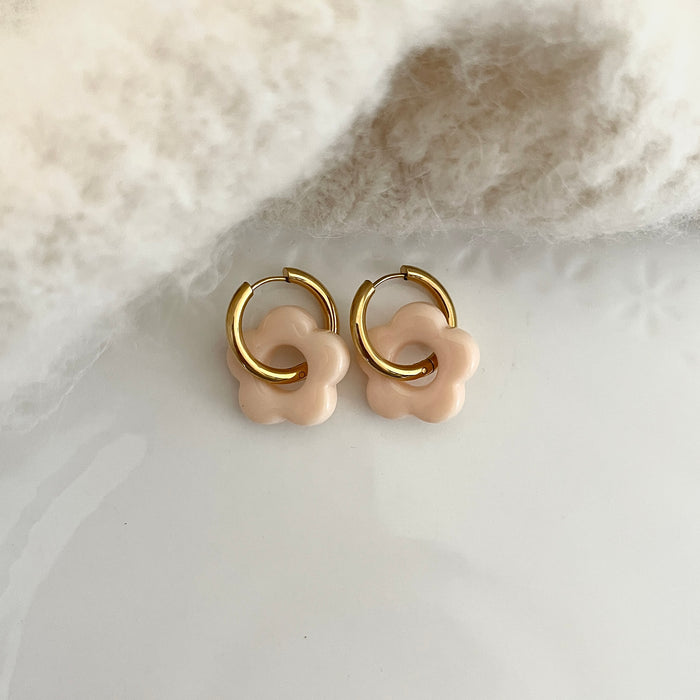 Boucles Flora - 9 coloris au choix