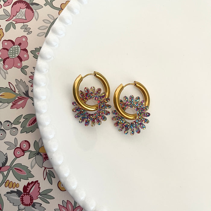 Boucles Stella - 6 coloris au choix