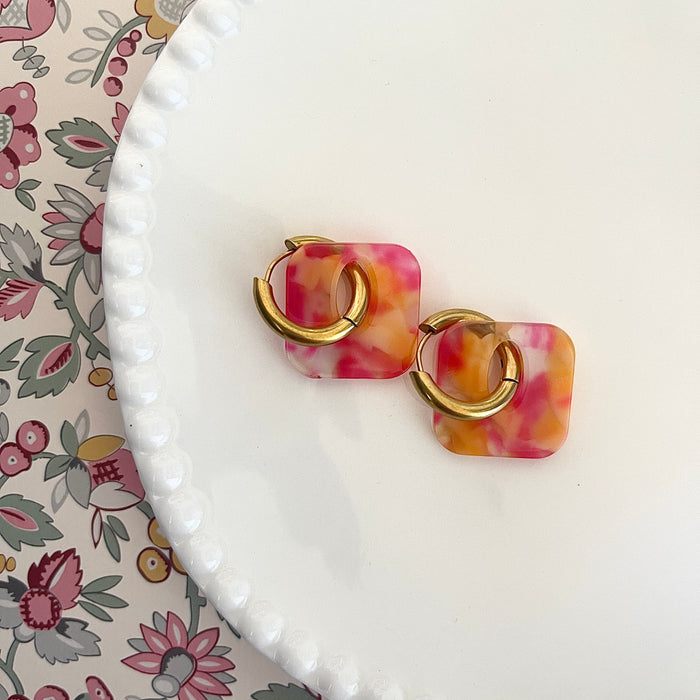 Boucles Bérénice - 7 coloris au choix