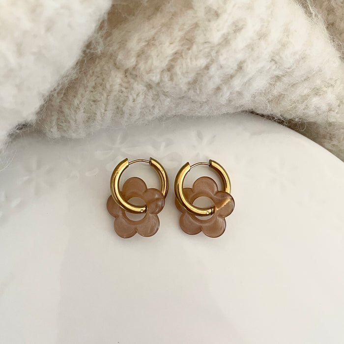 Boucles Daphnée - 30 coloris au choix