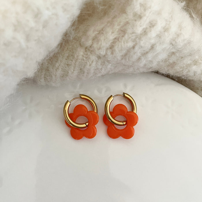 Boucles Daphnée - 30 coloris au choix