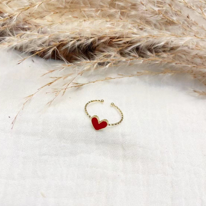 Bague Amour - Rouge