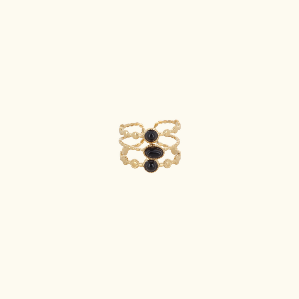Bague Juliette - Noire