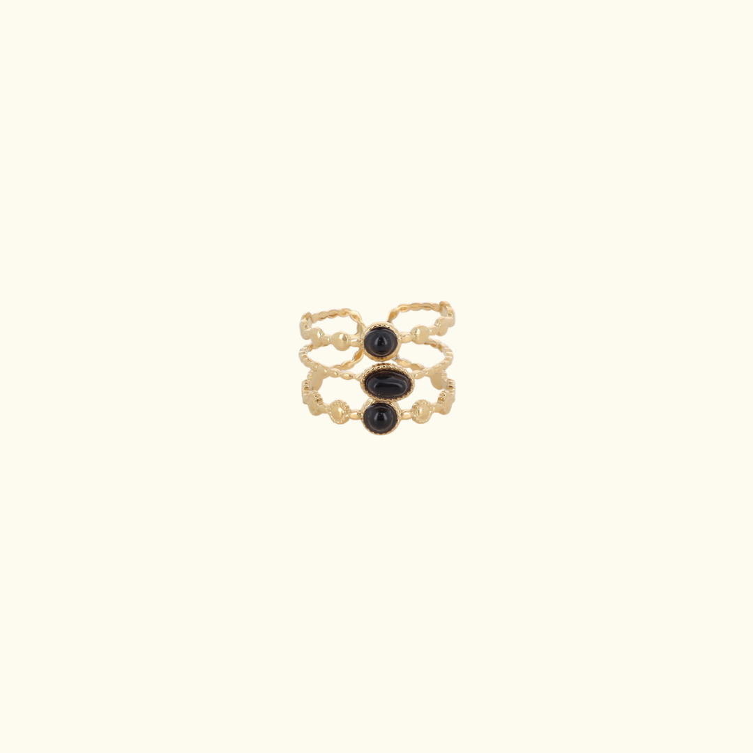 Bague Juliette - Noire