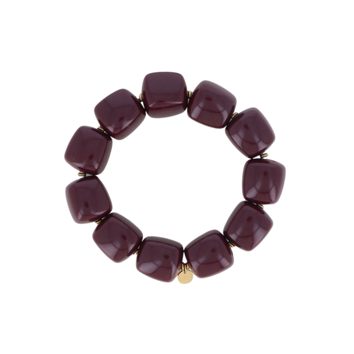 Bracelet Gaby - Bordeaux