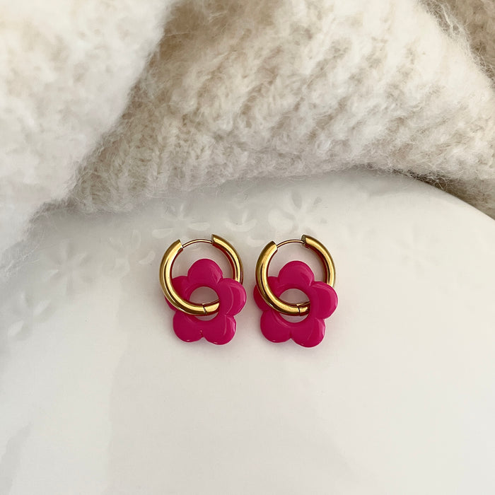 Boucles Daphnée - 30 coloris au choix