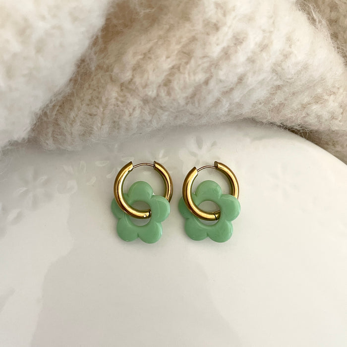 Boucles Daphnée - 30 coloris au choix