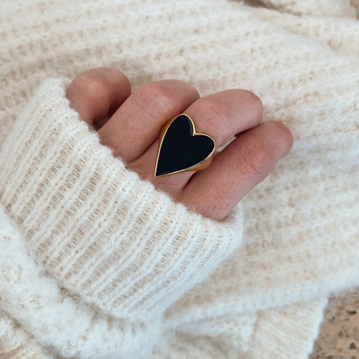 Bague Augustine - Noire