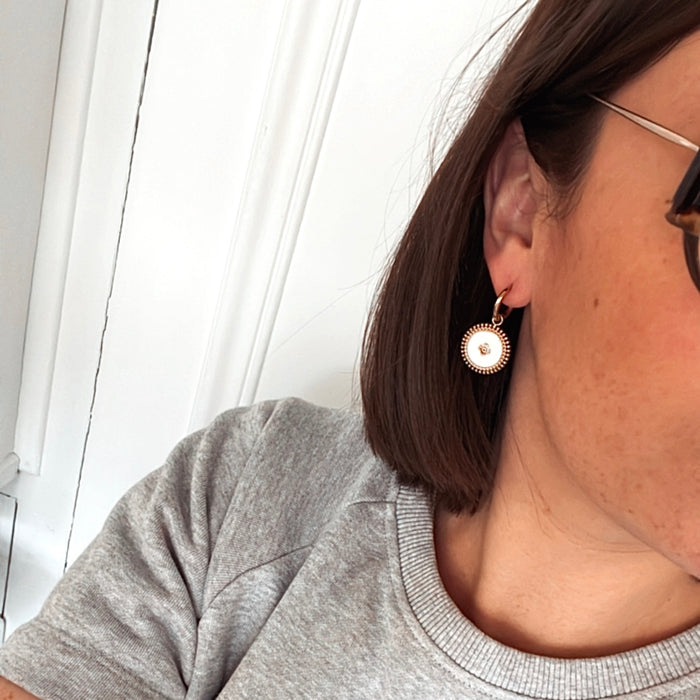 Boucles Victoria - Blanches