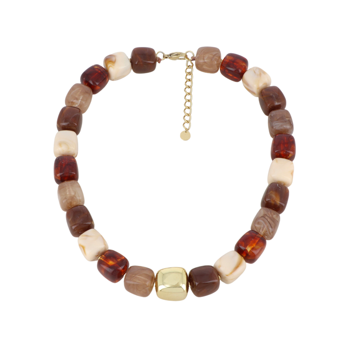 Collier Gaby - Multi beige