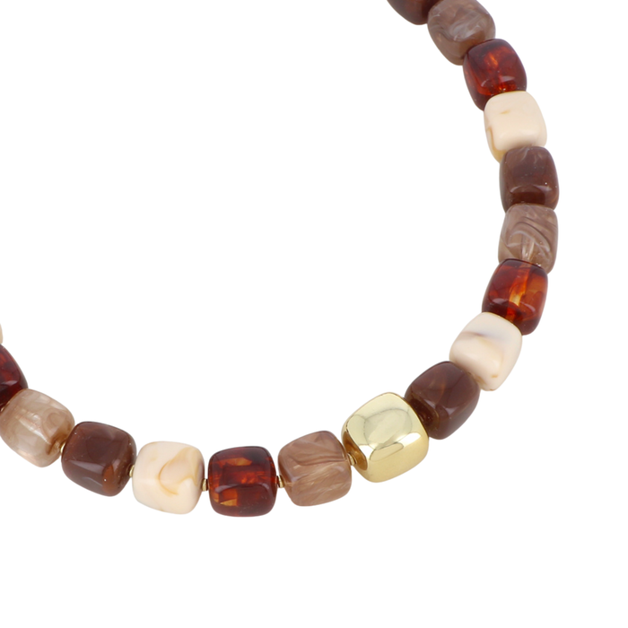 Collier Gaby - Multi beige