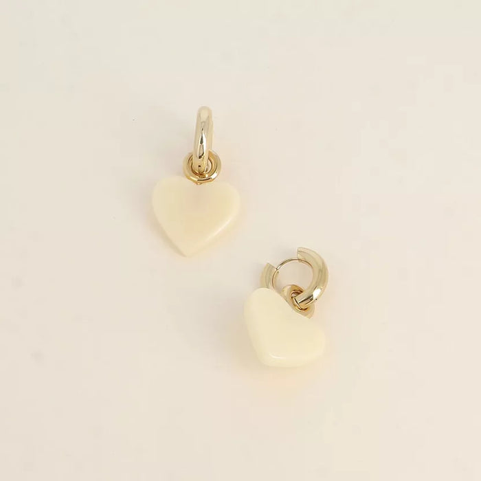 Boucles Isaure - Ecru