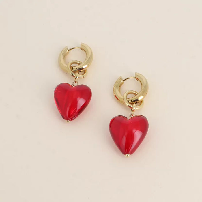 Boucles Jenny - Rouge