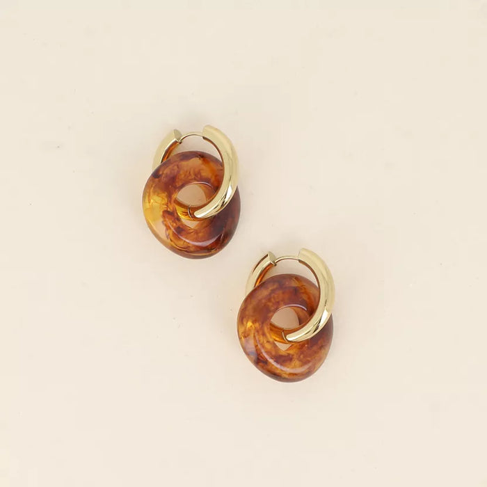 Boucles Mélie - Ambre