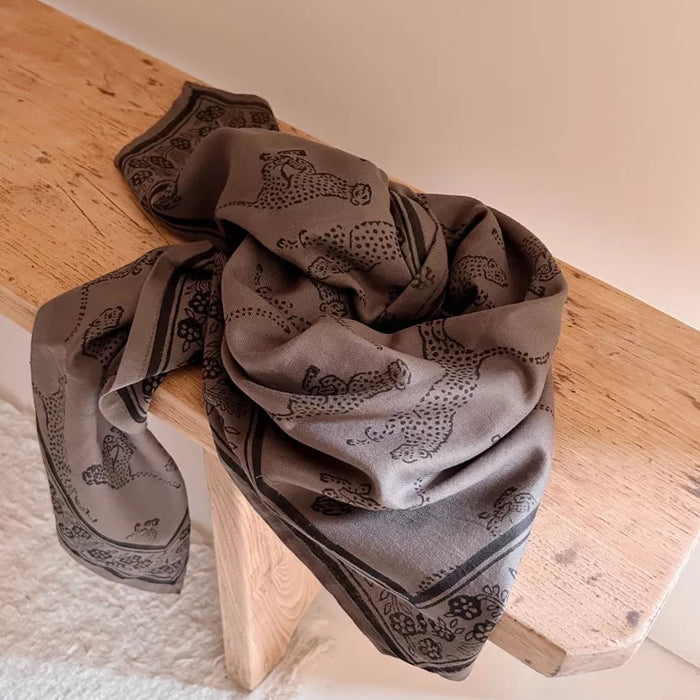 Petit foulard - Léo charbon