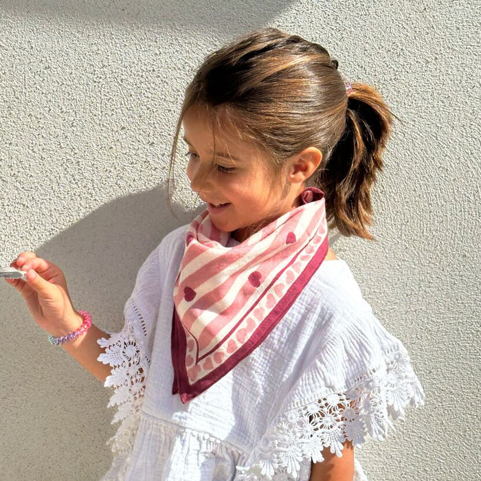 Petit foulard - Oscar rose