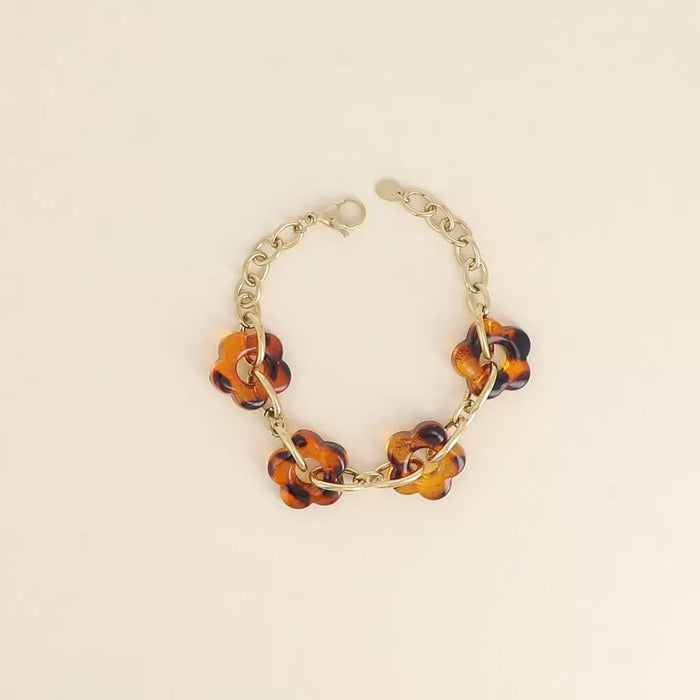 Bracelet Flora - Ecaille