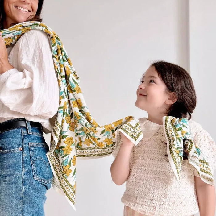 Petit foulard - Jaipur ocre