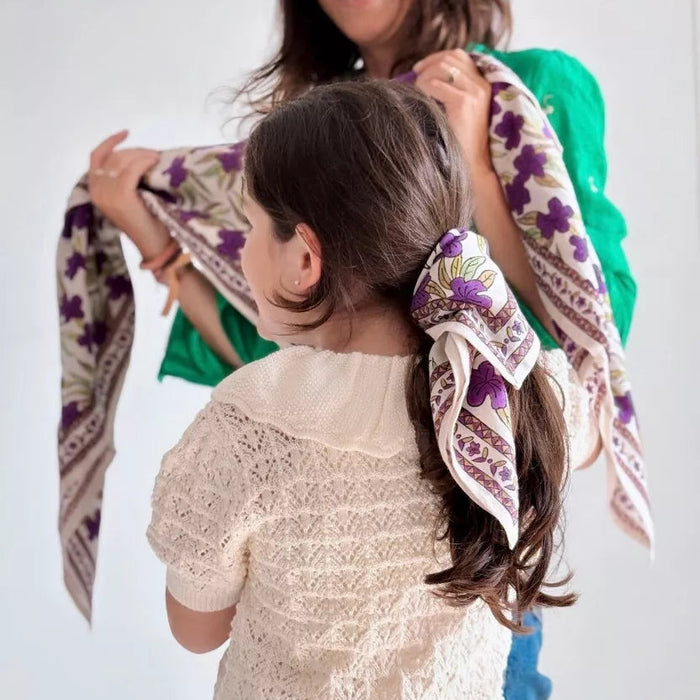 Petit foulard - Jaipur violet