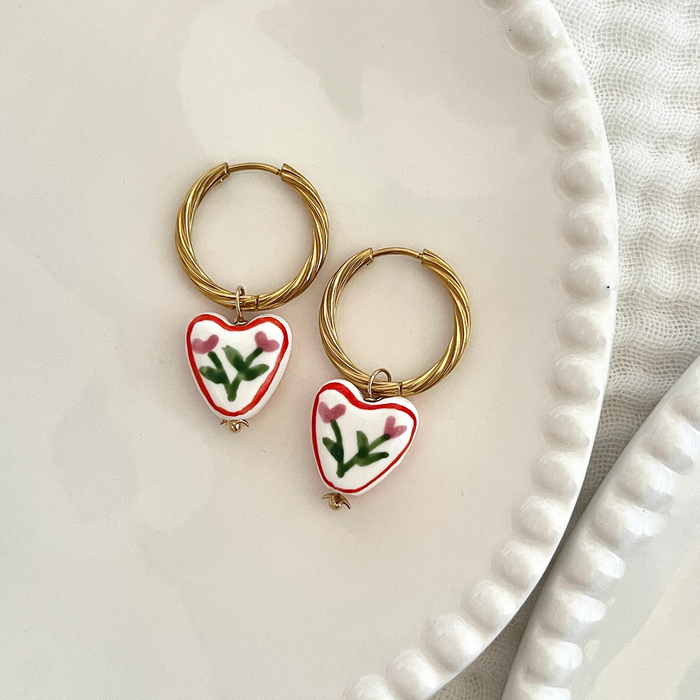 Boucles Marta - Fleurs