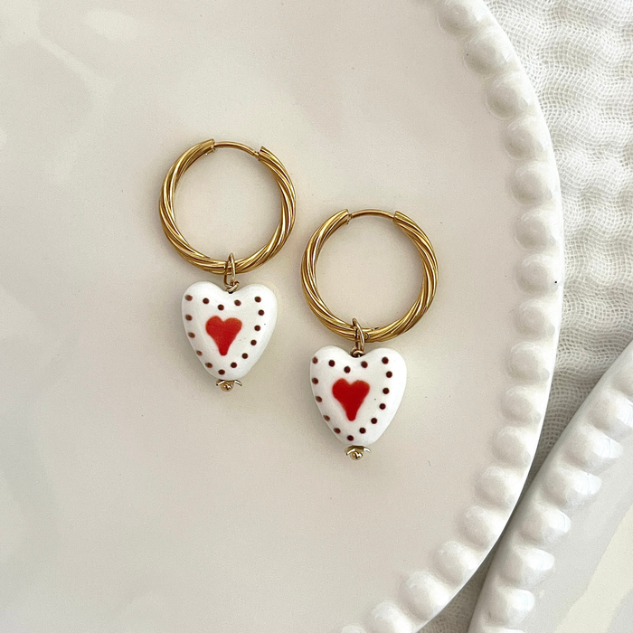 Boucles Marta - Coeurs