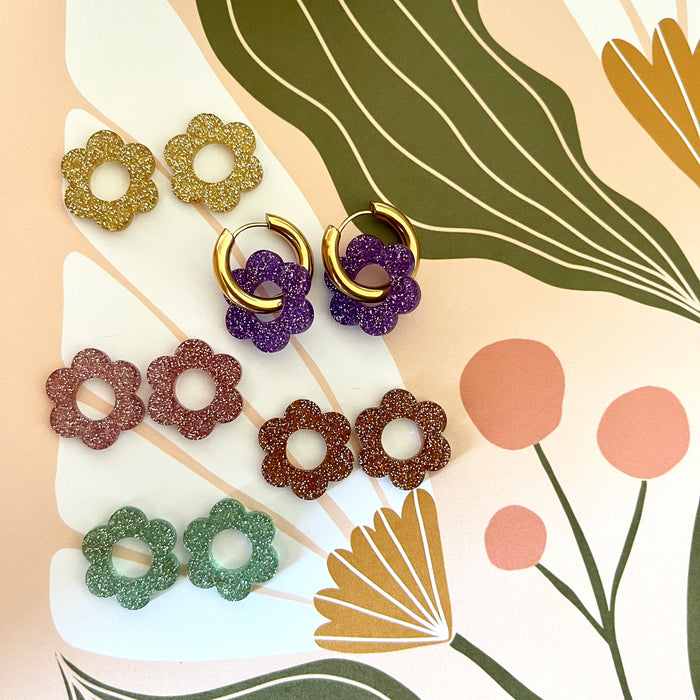 Boucles Paula - Pack Glitter