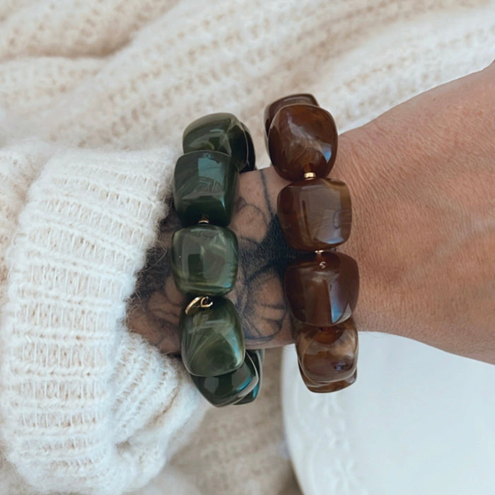 Bracelet Gaby - Olive
