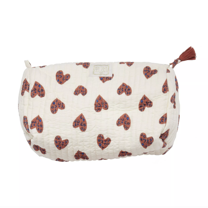 Trousse - Coeur sauvage écru
