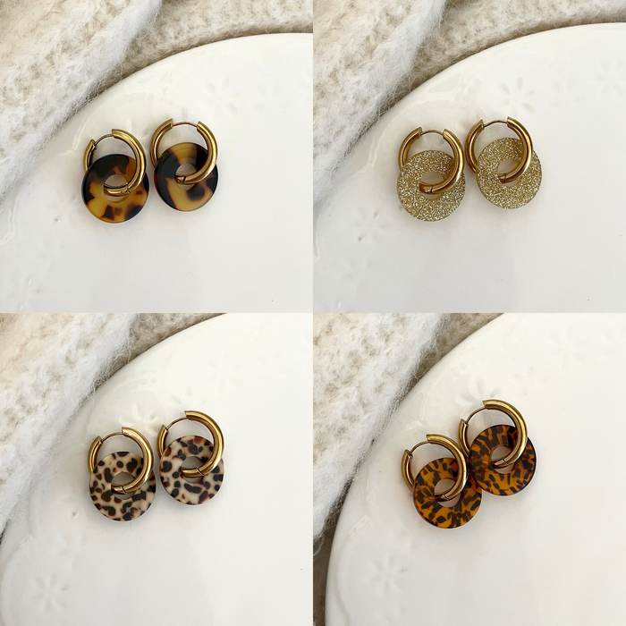 Boucles Lola - 5 coloris au choix